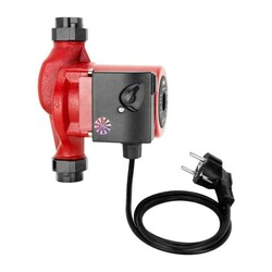 Насос циркуляционный Jemix 3 скорости, 25/8-180мм с гайками, t=110C