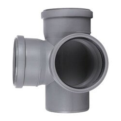 Крестовина внутренняя Sinikon двухплоскостная d=110х110х110 мм, 87 градусов