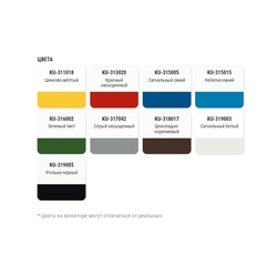 Грунт-эмаль по ржавчине Kudo KU-316002 RAL 6002 зелёный (0,52 л)