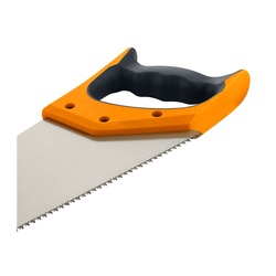 Ножовка по дереву Варяг 85675 3х гранная заточка, средний зуб, 400 мм