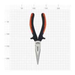 Тонкогубцы Варяг 87006 CrMo 200 мм