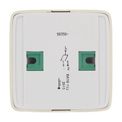 Выключатель о/у Alfa ВА10-153-01, 2 клавиши, б/инд, слоновая кость