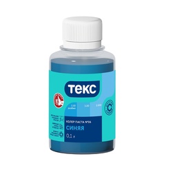 Колер для краски Текс универсальный синий (0,1 л)