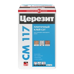 Клей для плитки Церезит CM 117, универсальный (25 кг)