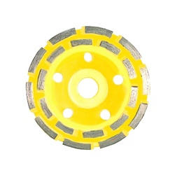 Чашка алмазная двухрядная Biber 70711 125 мм