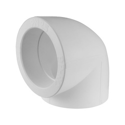 Угольник Valfex полипропилен  40 мм, 90°