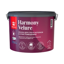Краска интерьерная Tikkurila/Tikkivala Harmony Velure основа А глубоко матовая (9 л)