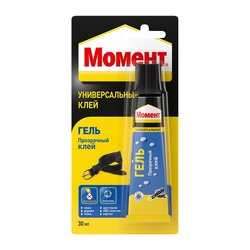 Клей Гель Момент туба на блистер-карте (30 мл)