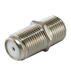 Переходник гнездо F-гнездо F (бочка), металл