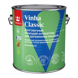 Антисептик кроющий Tikkurila/Tikkivala Vinha Classic VC полуматовый (2,7 л)