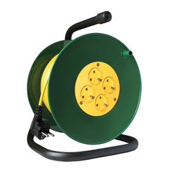 Удлинитель силовой на катушке 481S-3602, ПВС, 3700 Вт, с/з, 20 м