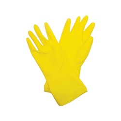 Перчатки латексные Biber 96271 с х/б напылением, размер S