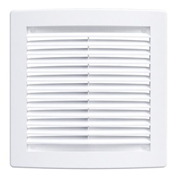 Решетка вентиляционная 440х440 мм, 4444РЦ, с москит. сеткой, пластик