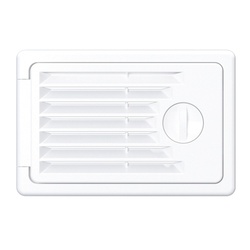 Люк ревизионный с решеткой, АБС пластик, 150х100 мм