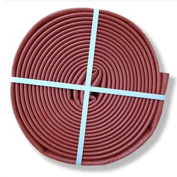 Теплоизоляция d=28х4 мм для м/п труб 26 мм, красная (бухта - 11 п.м.)