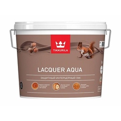 Лак интерьерный Tikkurila/Tikkivala Lacquer Aqua EP полуглянцевый (9 л)