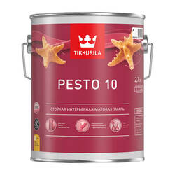 Краска алкидная Tikkurila/Tikkivala Euro Pesto 10 A матовая (2,7 л)