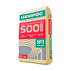 Цемент Цемрос ЦЕМ I 42,5Б, М-500, Д0 (50 кг)