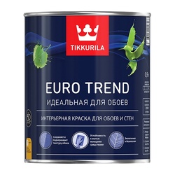 Краска для обоев и стен Tikkurila/Tikkivala Euro Trend А матовая (0,9 л)