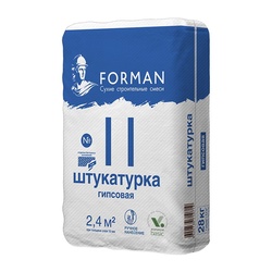Штукатурка гипсовая Forman 11 ручного нанесения 10-30 мм, 28 кг