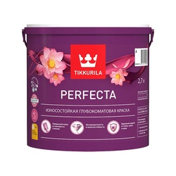 Краска интерьерная Tikkurila/Tikkivala Perfecta основа С глубоко матовая (2,7 л)