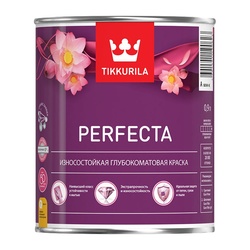 Краска интерьерная Tikkurila/Tikkivala Perfecta основа С глубоко матовая (0,9 л)