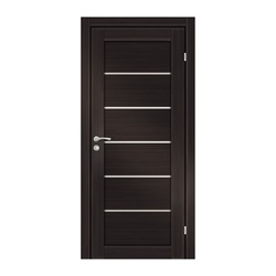 Полотно дверное OLOVI Канзас экошпон Венге 900х2000 мм со стеклом