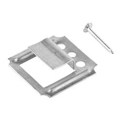 Кляймеры N2 с гвоздями, для крепления панелей ПВХ и МДФ (100 шт)