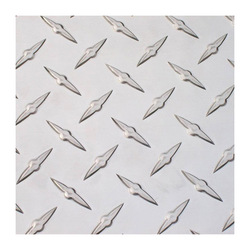 Лист алюминиевый рифленый "Бриллиант", 1200х600х1,5 мм