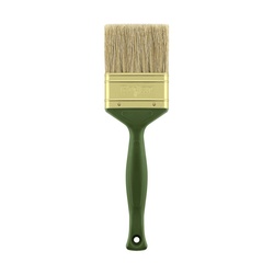 Кисть плоская ВАРЯГ 31234 светлая щетина 70 мм