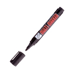 Маркер перманентный черный линия 1-5 мм