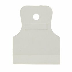 Шпатель резиновый Biber 35267 белый 80 мм