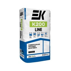 Шпаклевка гипсовая универсальная ЕК К-200 Line, 20 кг