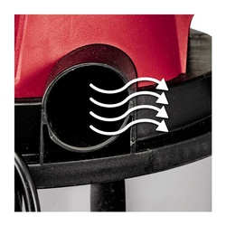 Пылесос строительный сетевой Einhell TC-VC 1812 S, 1250 Вт, бак=12 л