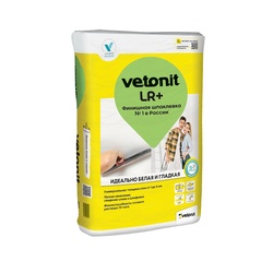 Шпаклевка финишная Vetonit LR+ для сухих помещений, 20 кг