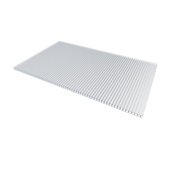 Поликарбонат сотовый прозрачный 8 мм 2100х6000 мм