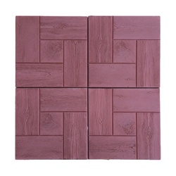 Плитка тротуарная Калифорния дерево, красная (300х300 мм)