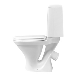 Унитаз-компакт Sanita Аттика стандарт, косой выпуск, 606х340х775 мм