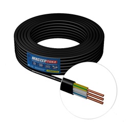 Кабель ВВГбм-Пнг-LS 3х4мм2, черный (1 п.м.)