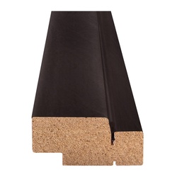 Коробка дверная Olovi, экошпон, двупол., с уплотн., венге, б/ф, 28х70 мм