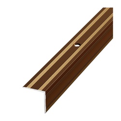 Порог угловой Лука ПС 07-01-900-082, бронза (0,9 м х 20 мм х 20 мм)