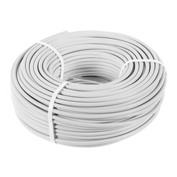 Провод ПВС 3х2,5 мм², белый (бухта-100 п.м.) ГОСТ 7399-97