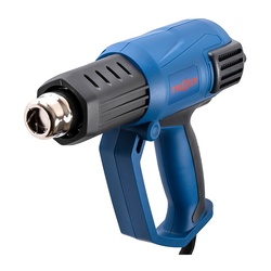 Фен строительный сетевой Trigger 20062, 2 кВт 50-650°, ЖК дисплей 4 насадки, L кабеля=3 м, кейс