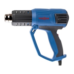 Фен строительный сетевой Trigger 20062, 2 кВт 50-650°, ЖК дисплей 4 насадки, L кабеля=3 м, кейс