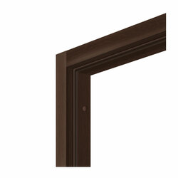 Коробка дверная Olovi, телескоп, экошпон, однопол., дуб луго темный, б/ф, 32х70 мм