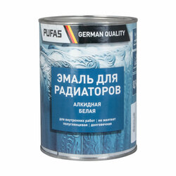 Эмаль для радиаторов Pufas белая (0,9 кг)