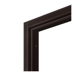 Брус коробочный Olovi, экошпон, с уплотнителем, венге, б/ф (26х70х2050 мм)