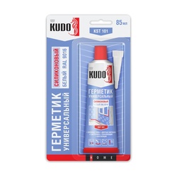 Герметик Kudo KST 101 силиконовый универс. белый (85 мл)