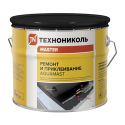 Мастика битумная АкваМаст гидроизоляционная для ремонта и приклеивания, 3 кг