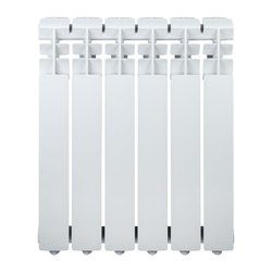 Радиатор алюминиевый Klip 3506, 500х80 мм, 6 секций